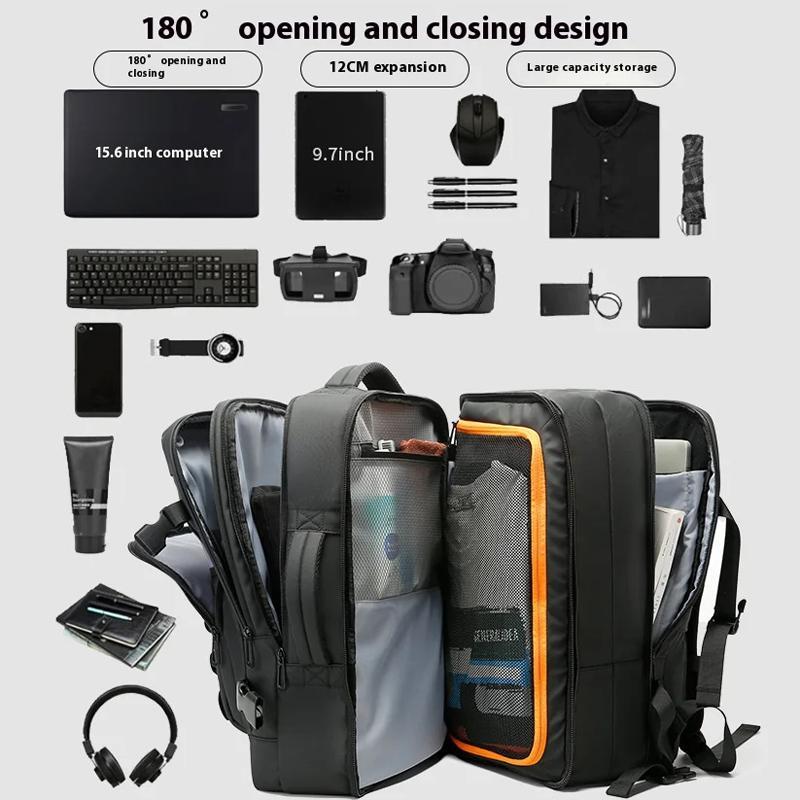 Large Capacity Business Backpack For Men - Black 10
