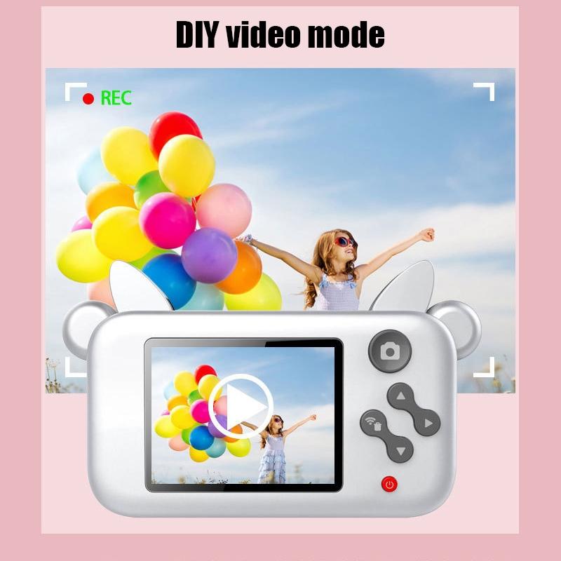 Mini Cartoon Digital Camera for Kids with Wifi - Red 9