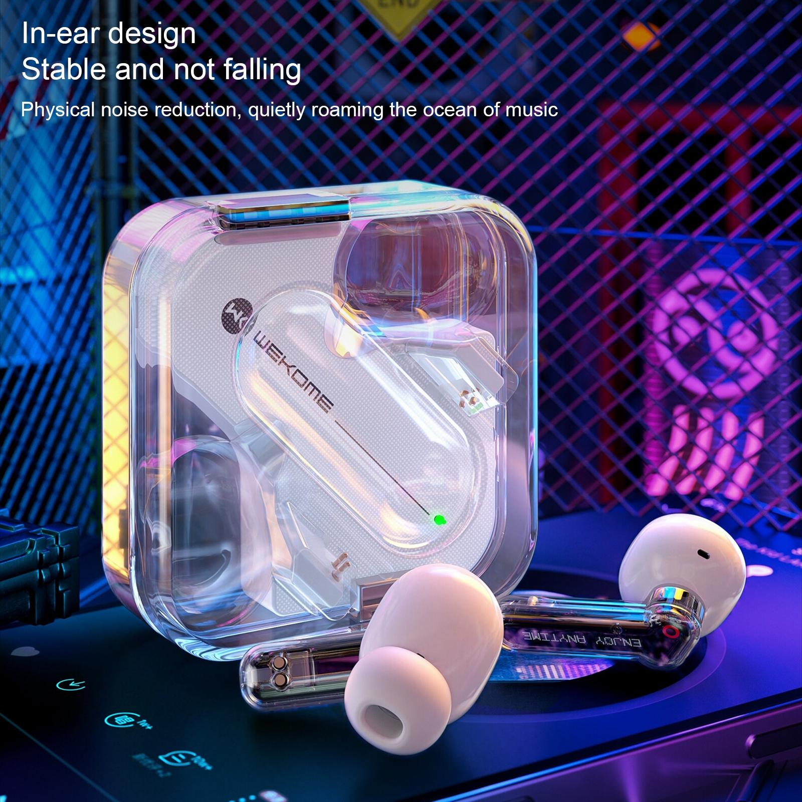 Vanguard Transparent Wireless Bluetooth Earphones - White 4