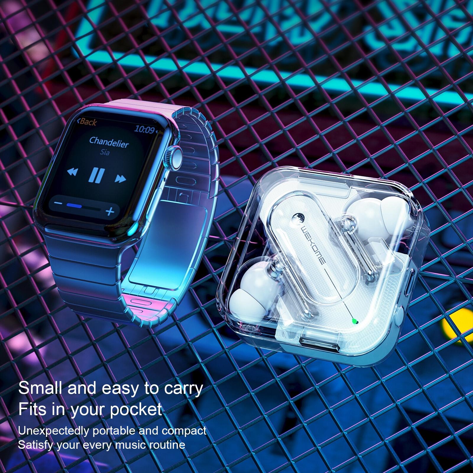 Vanguard Transparent Wireless Bluetooth Earphones - White 9