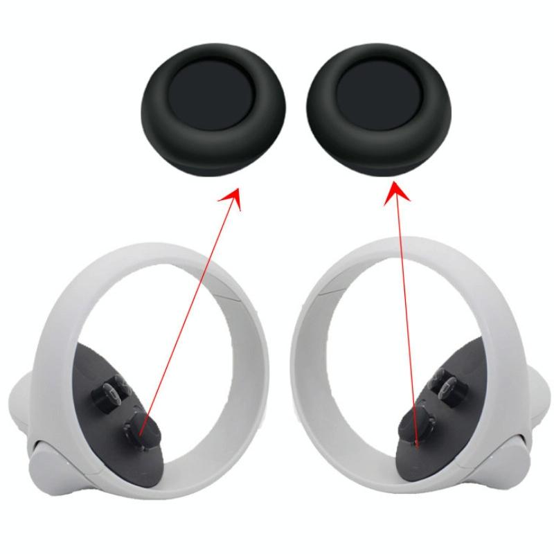 Complete Silicone Controller Cover Set for Meta Quest - 6 Pieces - White 6