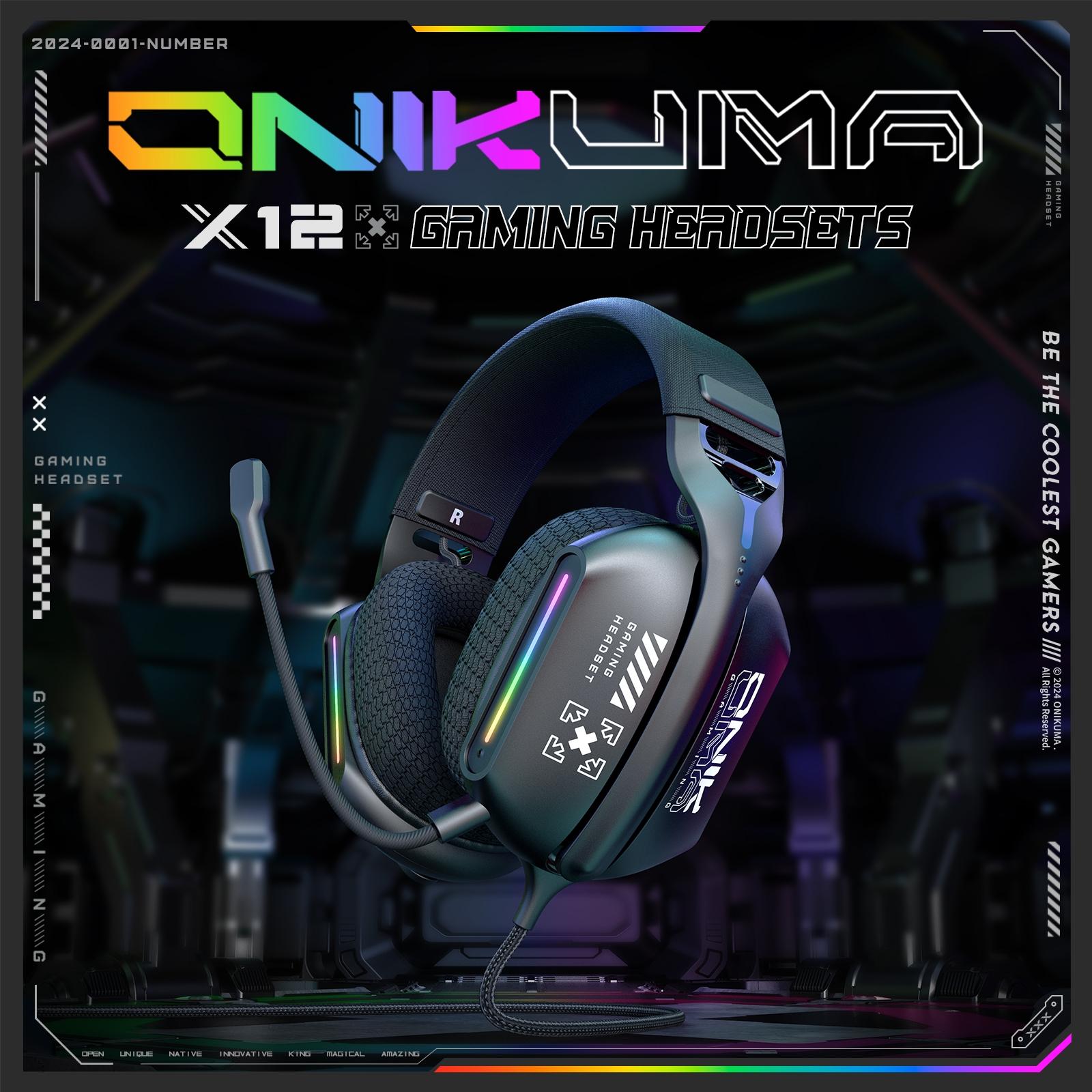 Rgb Gaming Headset With Mic 2.2M Cable Black 6
