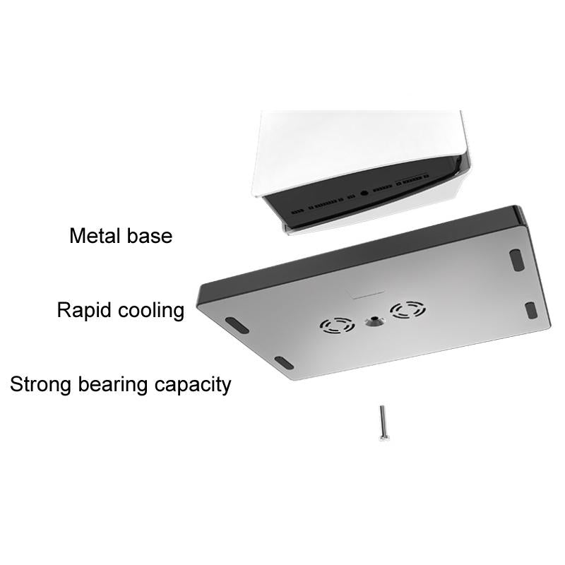 Ps5 Cooling Fan Base with Charging Stand and Disc Holder - Black 6
