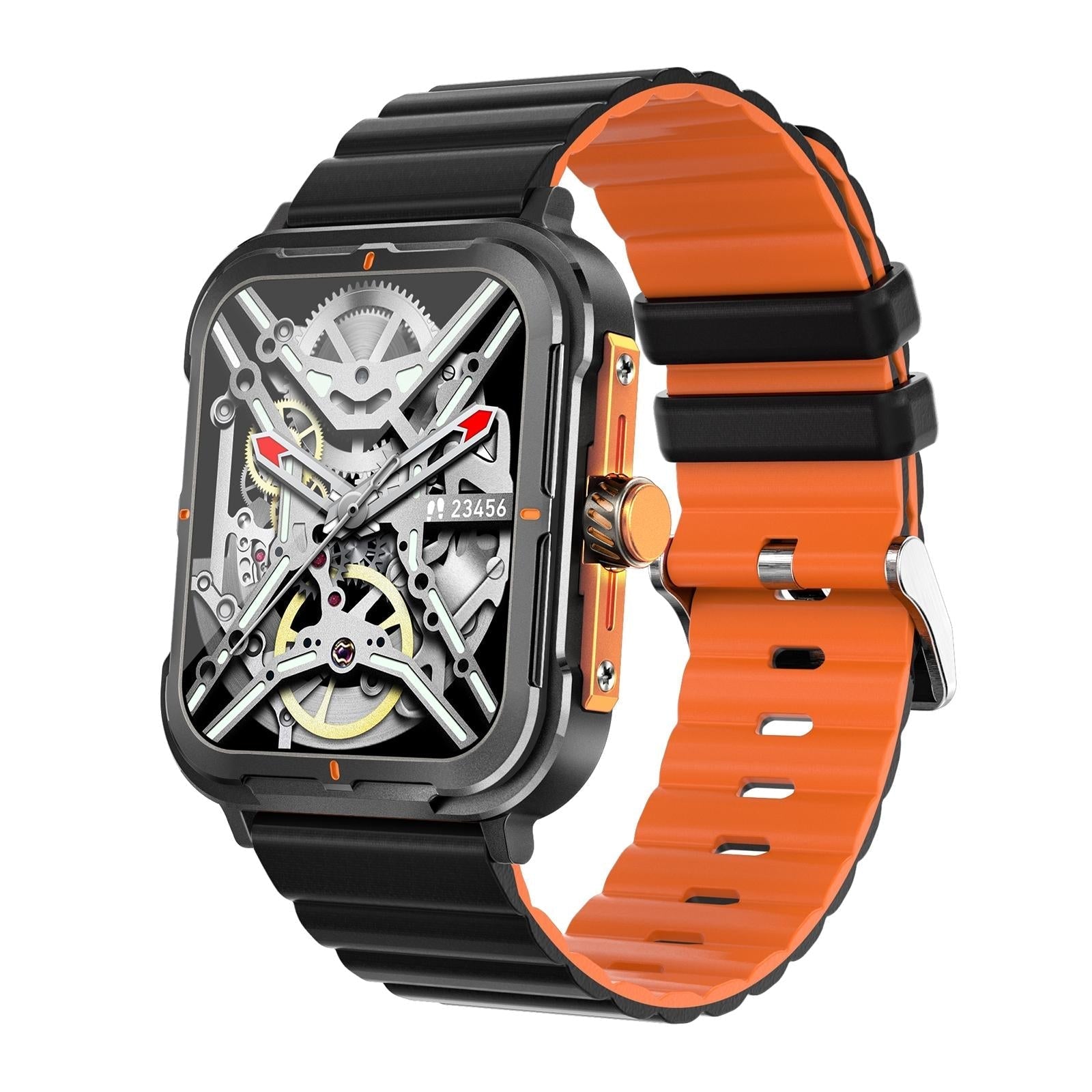 1.9 Inch Tft Square Screen Smart Watch Supports Blood Pressure Monitoring - Black 14