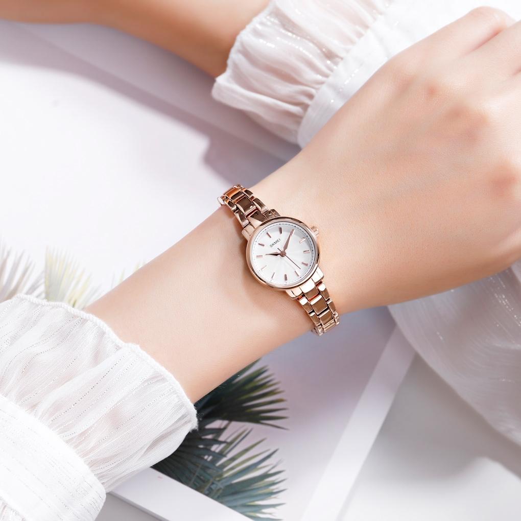 European Fashion Women Quartz Watch with Steel Band - Business and Leisure - Rose Gold 4