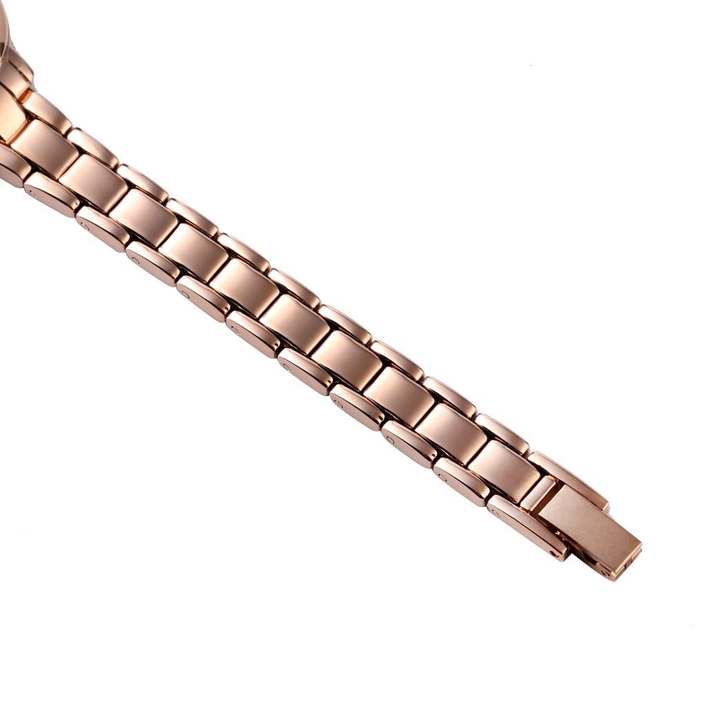 European Fashion Women Quartz Watch with Steel Band - Business and Leisure - Rose Gold 12