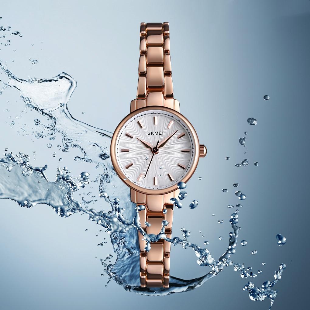 European Fashion Women Quartz Watch with Steel Band - Business and Leisure - Rose Gold 14