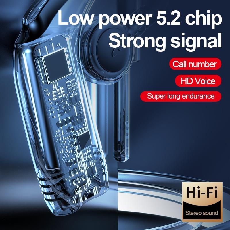 Bluetooth V5.2 Single Earhook Business Headset - M99 - Black 6