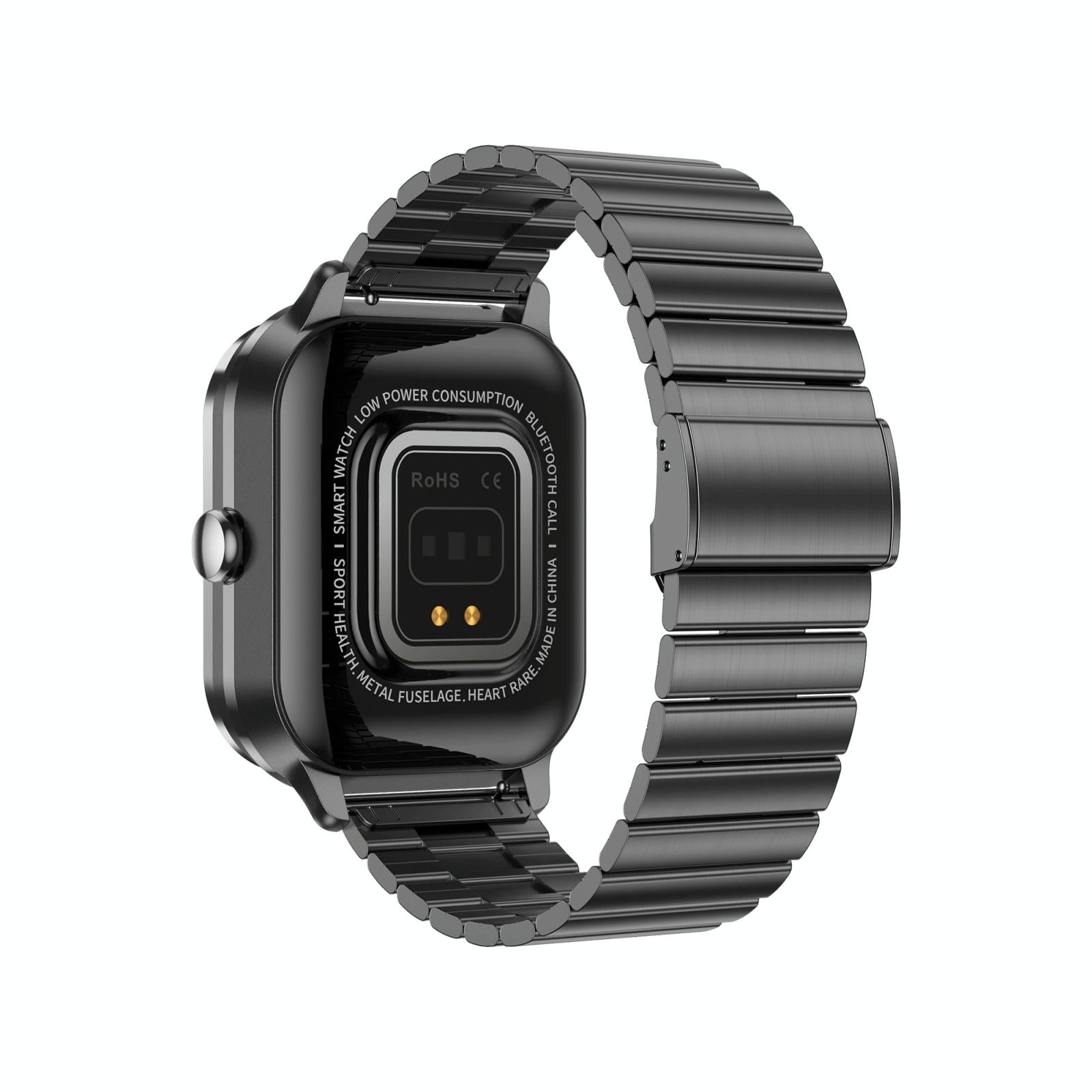 2.01 Inch 2 In 1 Bluetooth Earphone Smart Watch With Nfc & Steel Strap - Black 4
