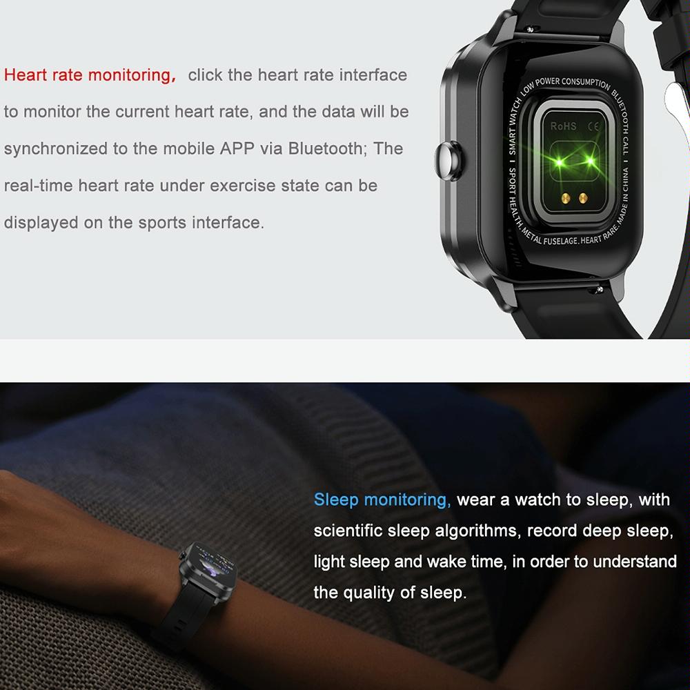 2.01 Inch 2 In 1 Bluetooth Earphone Smart Watch With Nfc & Steel Strap - Black 9