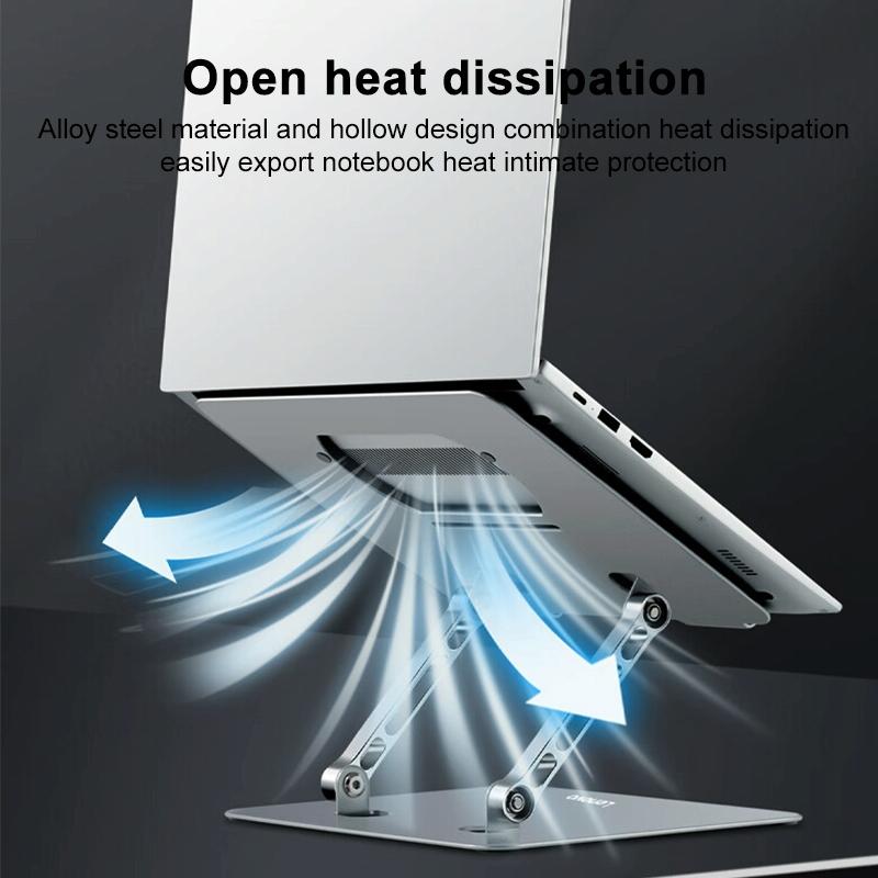 Upgrade your Workspace with Lenovo Thinkplus Laptop Holder - Silver 6