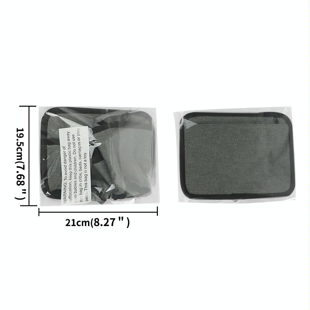 Portable Luggage Bag with Cup Holder - Gray 4