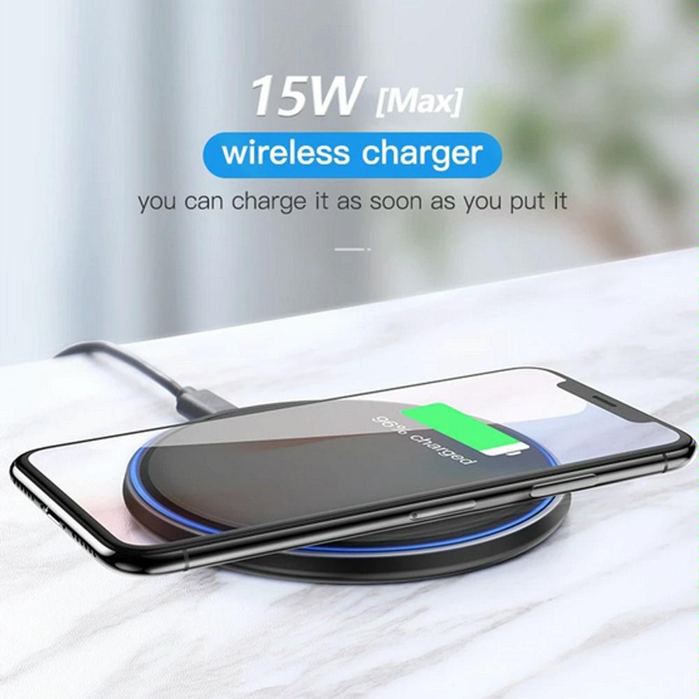 Ultra Thin Wireless Charger For Mobile Phones - Black 6