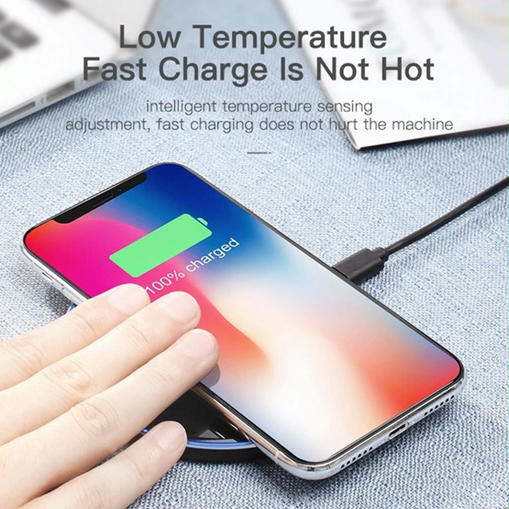 Ultra Thin Wireless Charger For Mobile Phones - Black 8