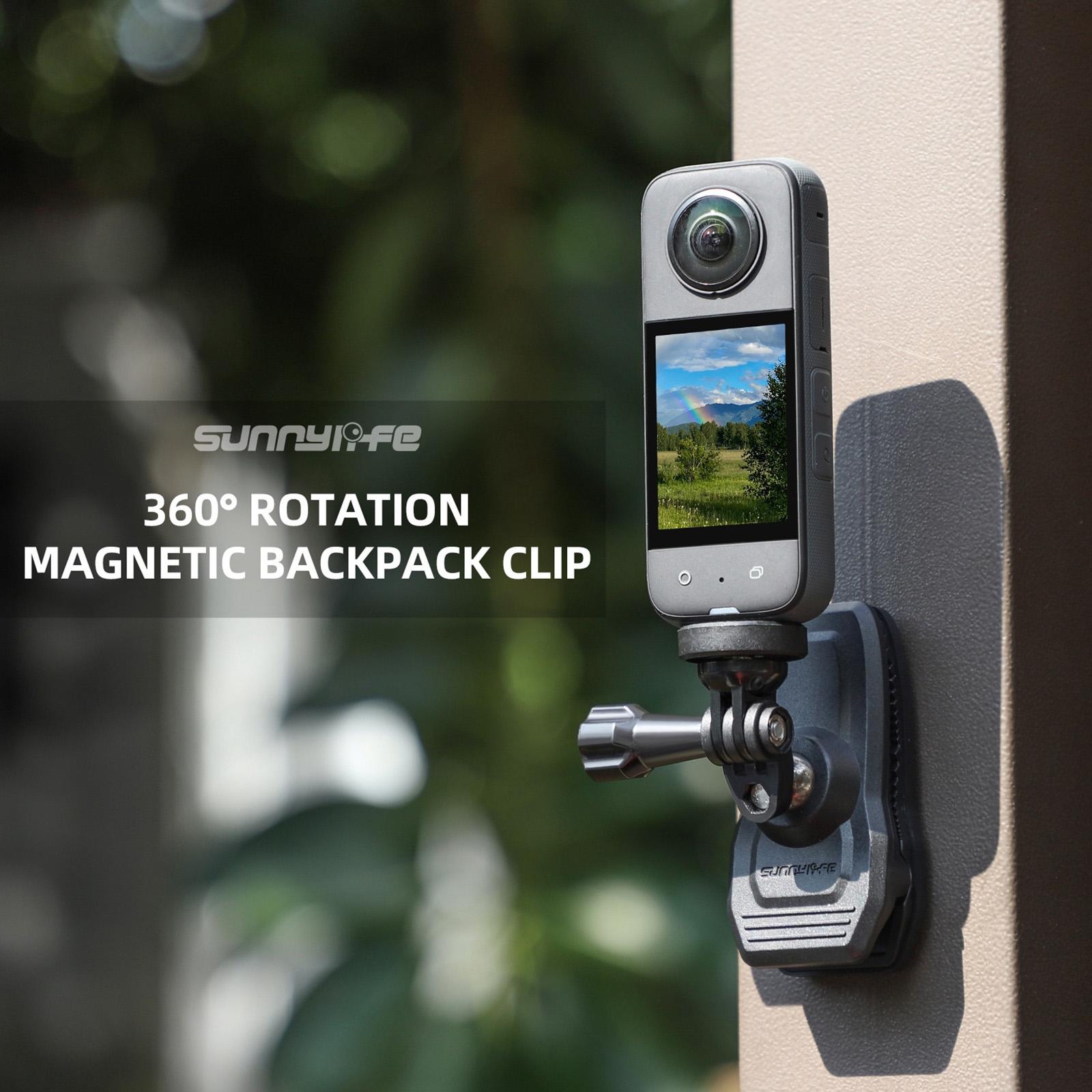 360 Degree Swivel Backpack Clip for Magnetic Action Camera Mount 3