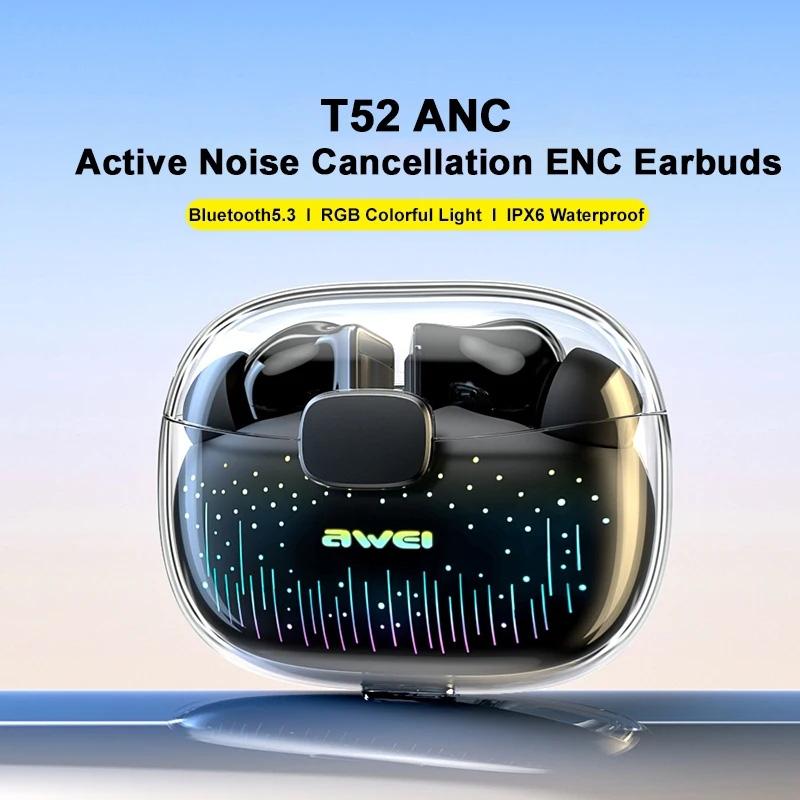 Black Tws Gaming Bluetooth Earbuds - T52 3