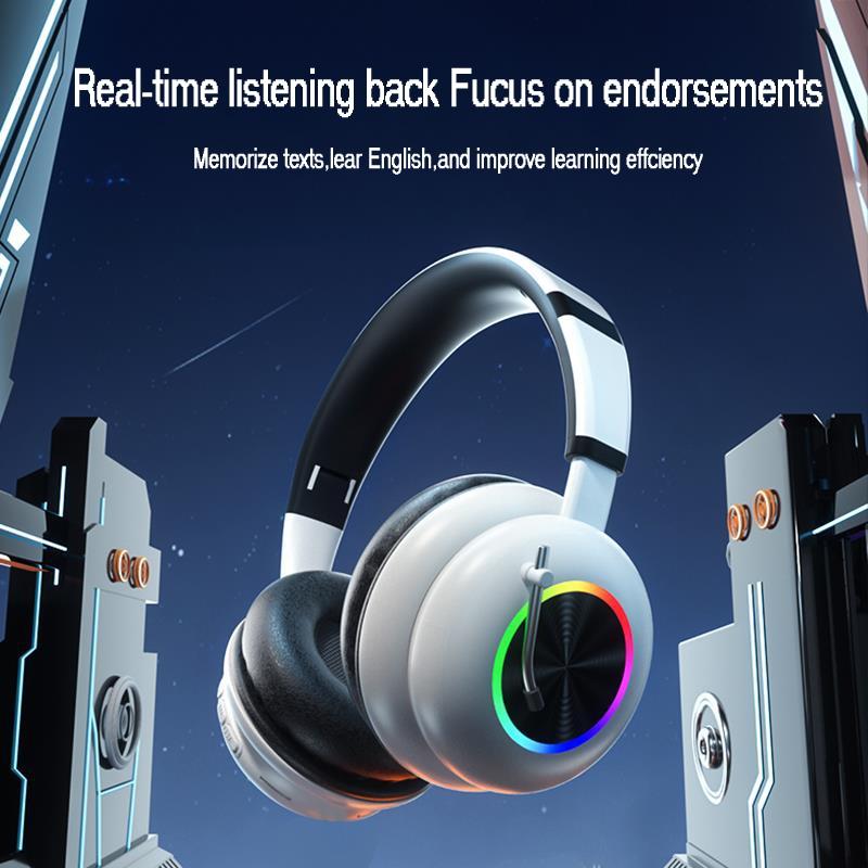 Foldable Wireless Headset With Mic Ke-29 - White 3