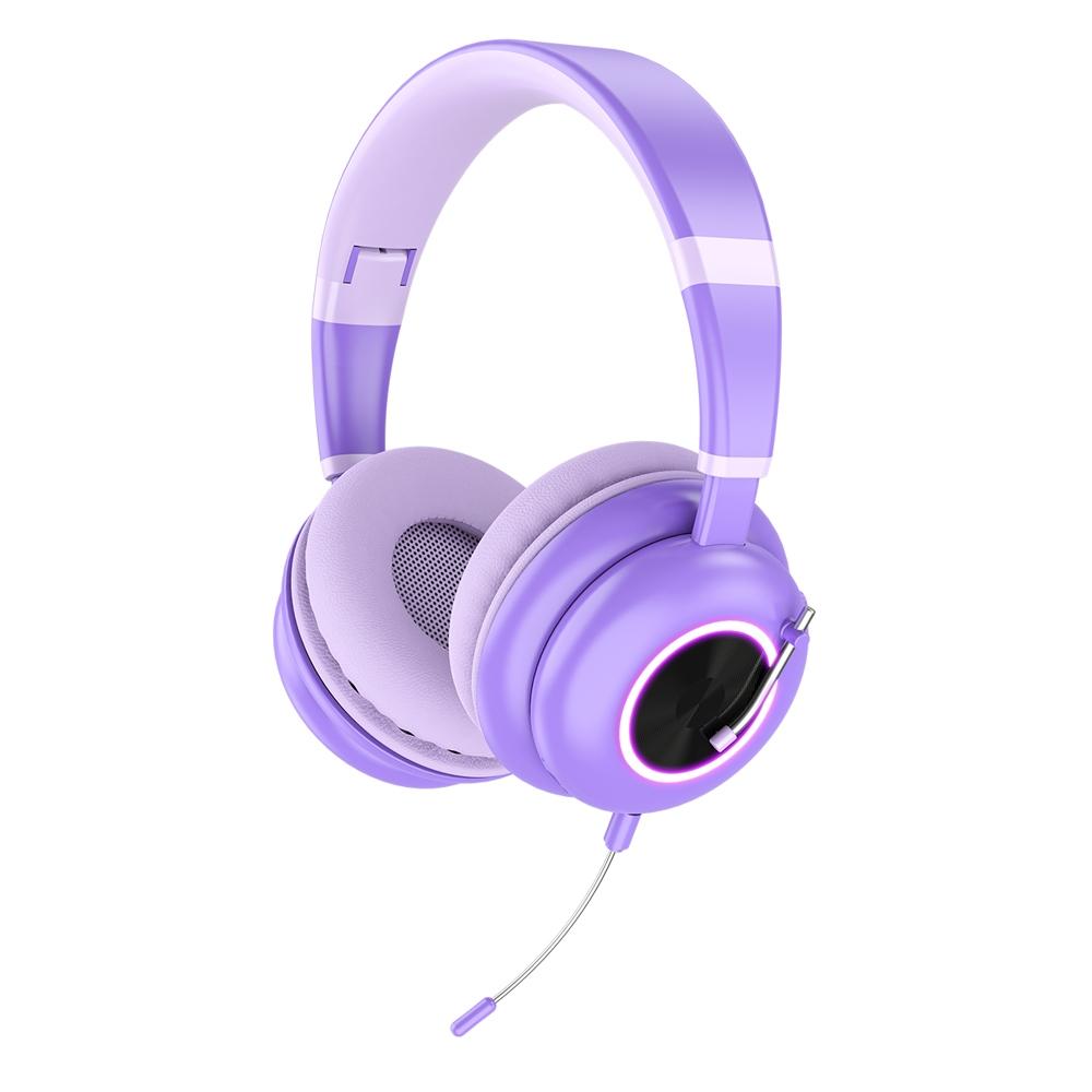 Foldable Wireless Headset With Mic Ke-29 - White 12
