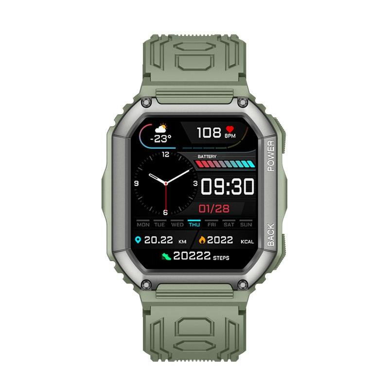 1.8 Inch Heart Rate Blood Pressure Monitoring Smart Calling Watch - Black 10