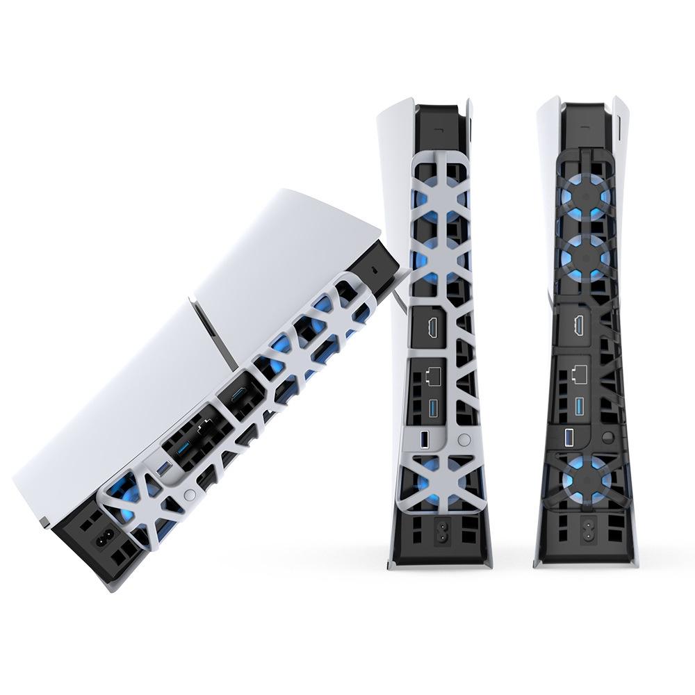 Thermal Cooling Fan for Ps5 Slim - Rear Blu Ray - White 4