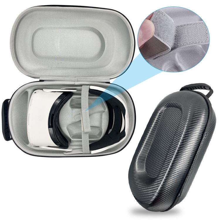 Carbon Fiber Vr Storage Bag for Meta Quest - Shockproof 7