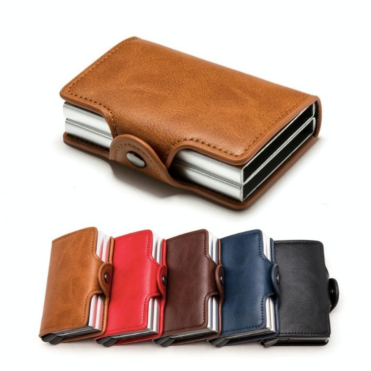 Automatic Pop Up Rfid Metal Card Holder - Red 3