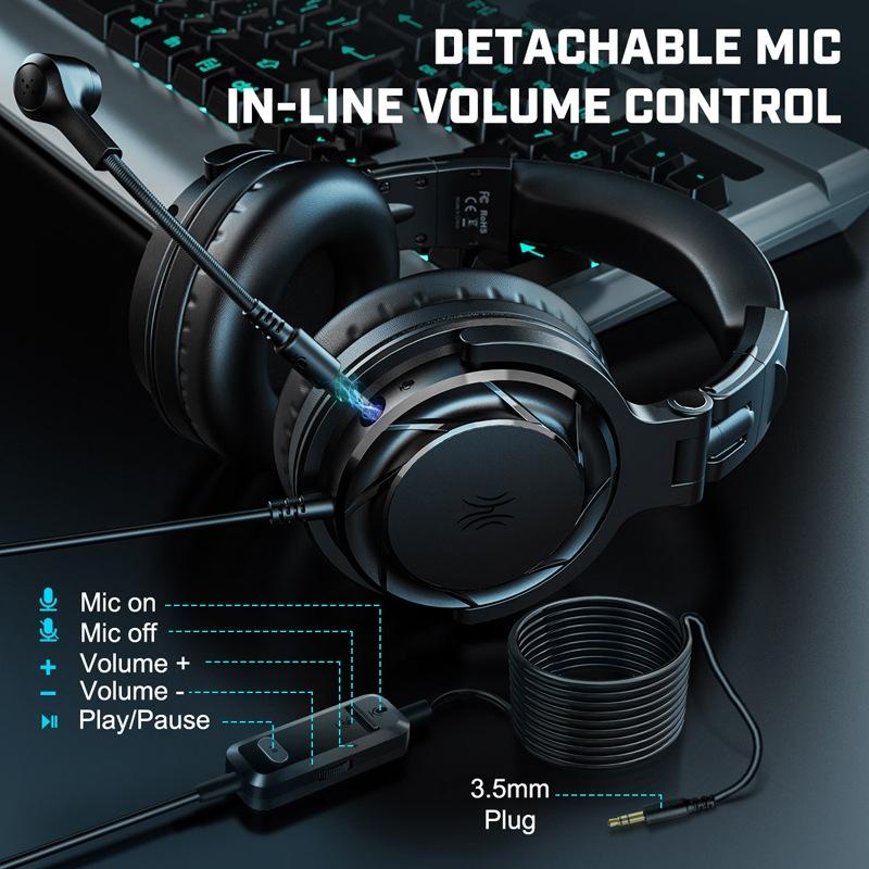 2M Wired Headset For Phones & Tablets Black 5