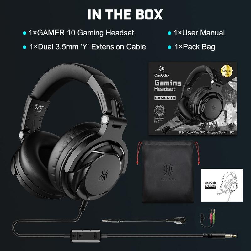 2M Wired Headset For Phones & Tablets Black 8
