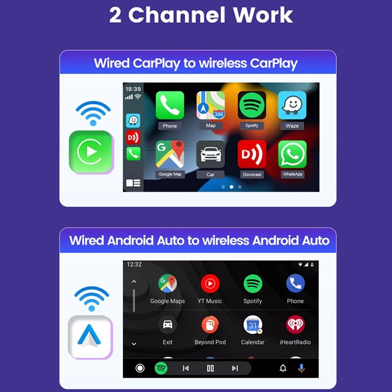 Wireless Carplay Box For Android Auto 2Air 7