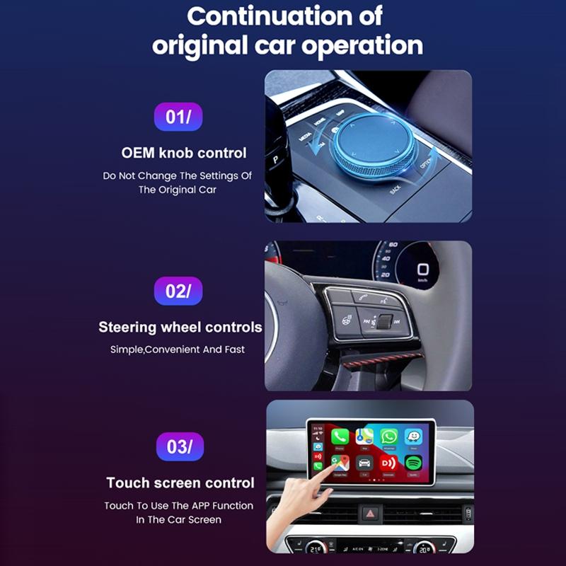 Wireless Carplay Box For Android Auto 2Air 13