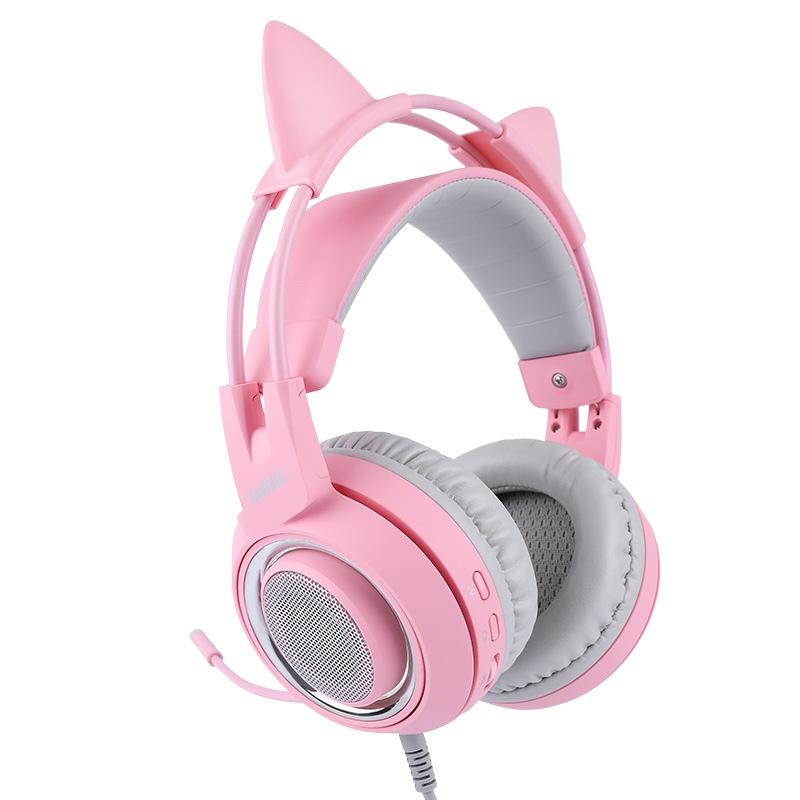 7.1 Channel E-Sports Headset Pink 3