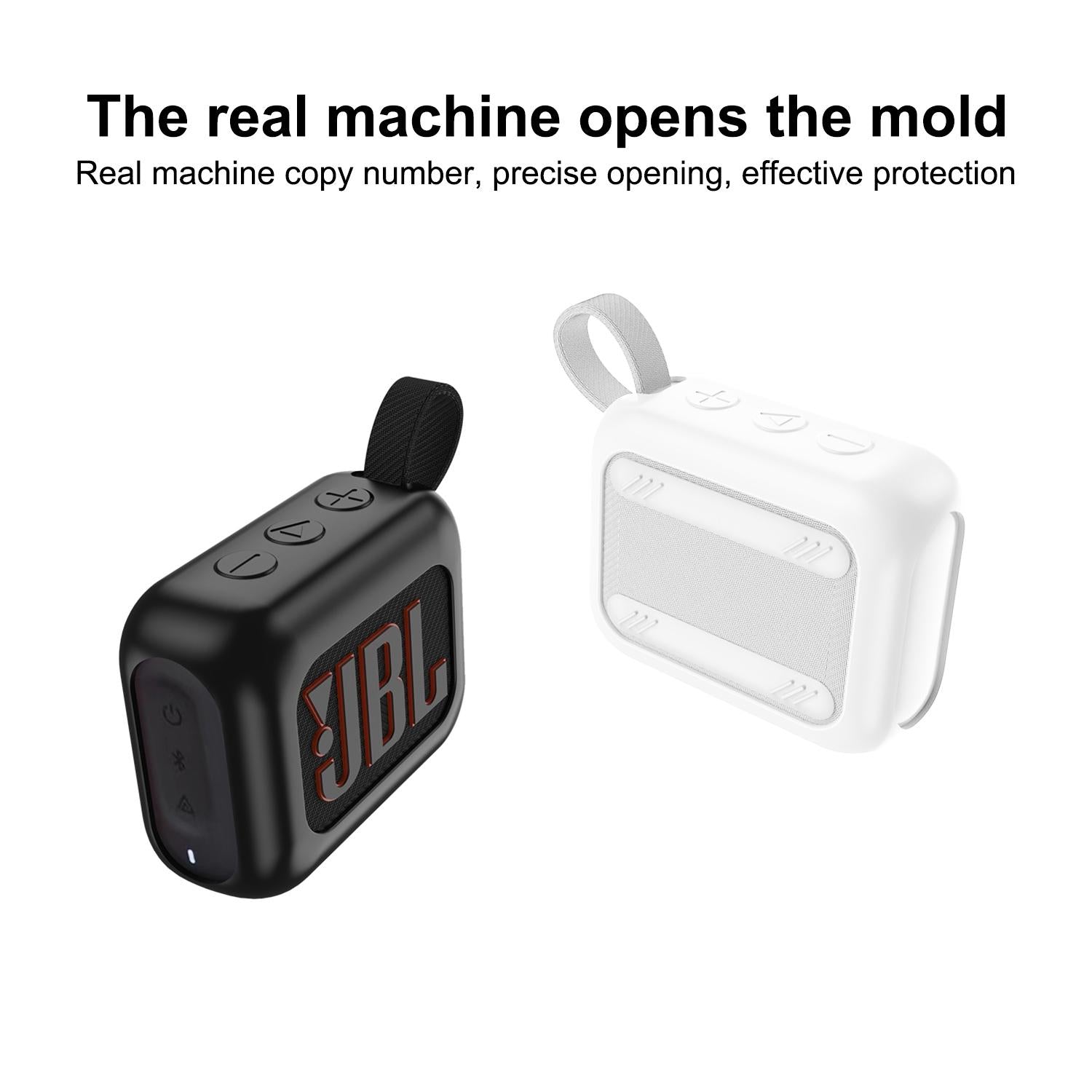 Silicone Protective Case for Jbl Go 4 Bluetooth Speaker - Black 3
