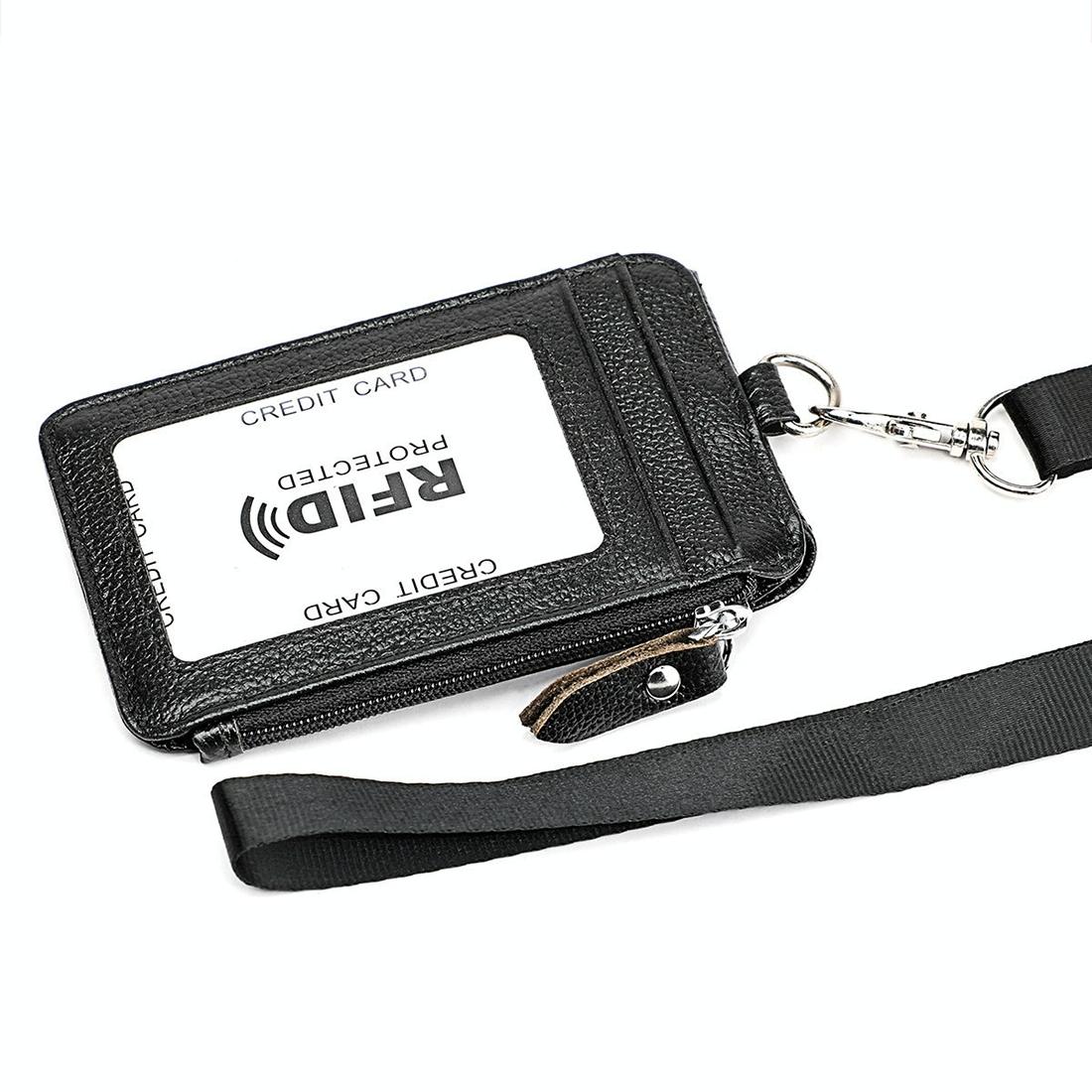 Rfid-blocking Leather Card Holder - Antimagnetic 5