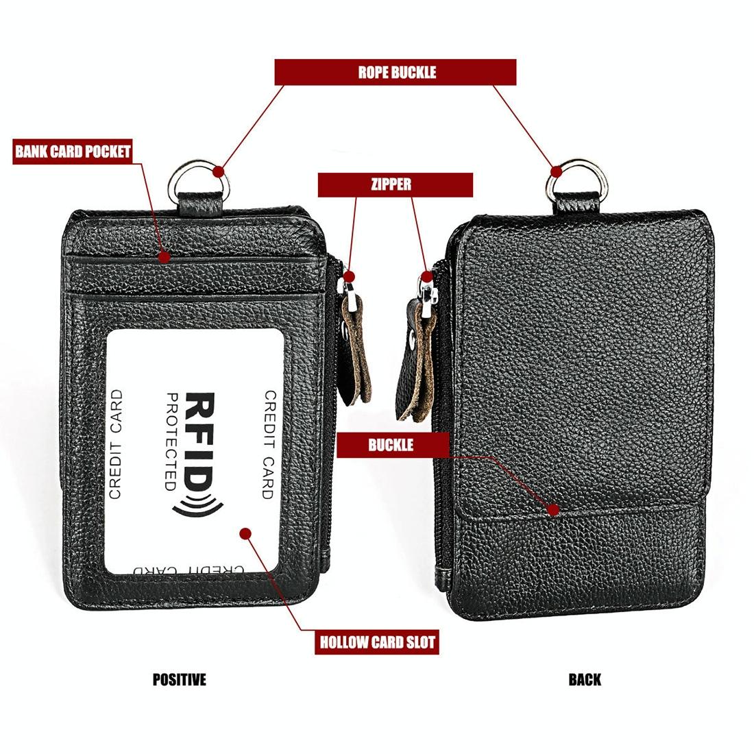 Rfid-blocking Leather Card Holder - Antimagnetic 8