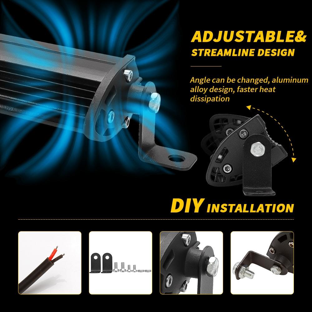 12 - 24V 12W 6000K Car Led Mini Work Light White Light 4