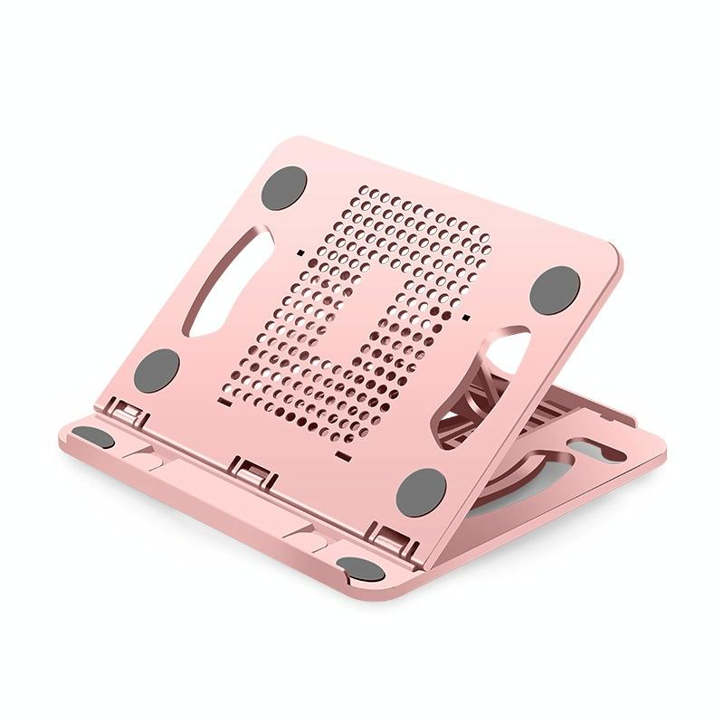 Adjustable Laptop Cooling Stand - Foldable Design - Black 11