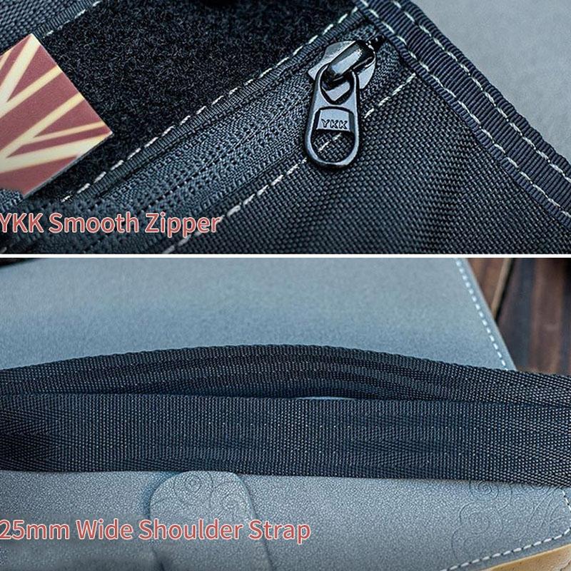 Anti Theft Shoulder Bag Invisible Personal Black 7