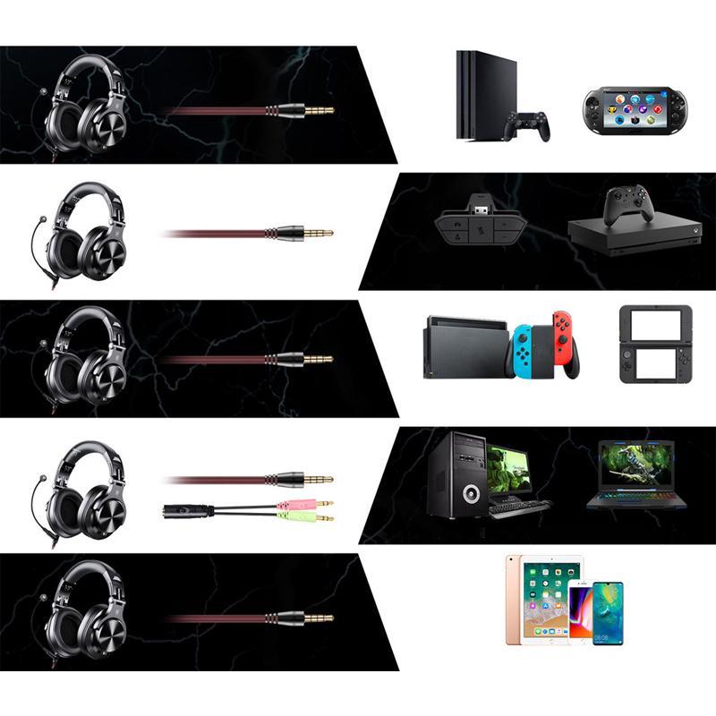 Dj Monitor Headphones With Mic Black 5