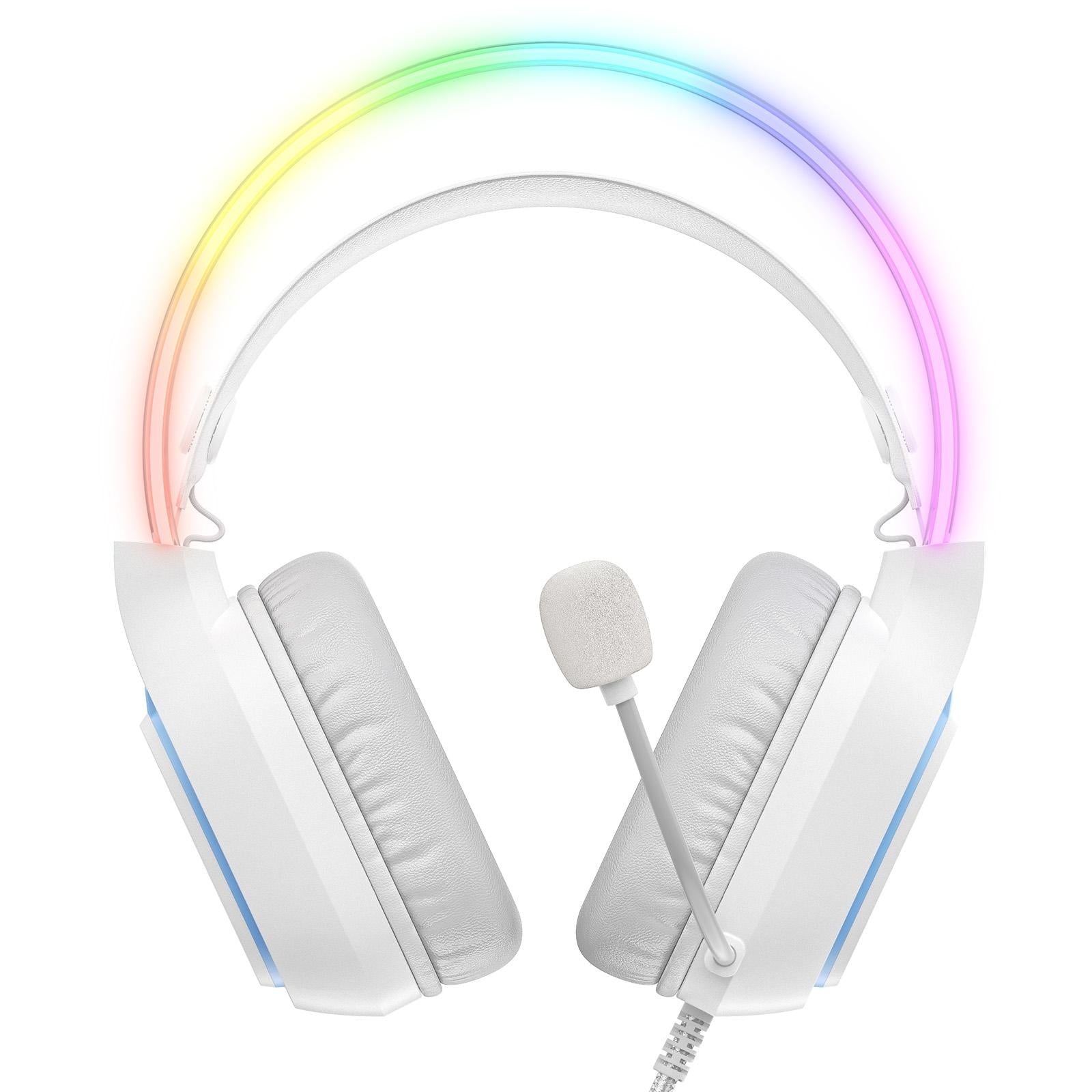 Colourful Light Gaming Headset With Mic 1.8M Cable - Black 3