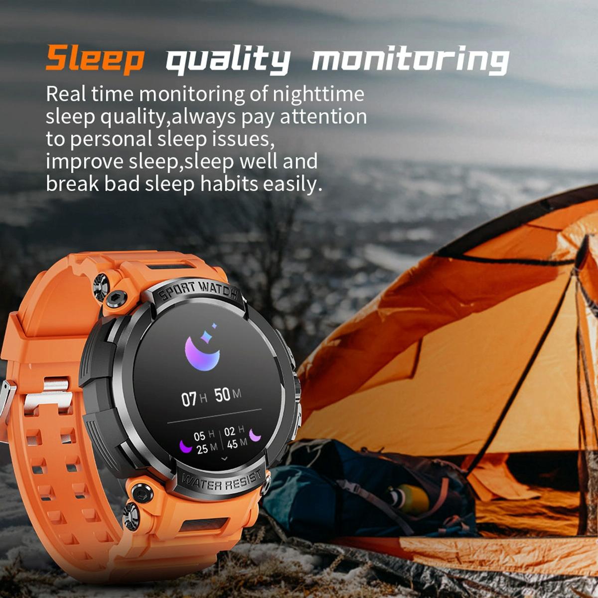 1.5 Inch Colour Screen Bluetooth Smart Watch Health & Sports Monitoring - Black 12