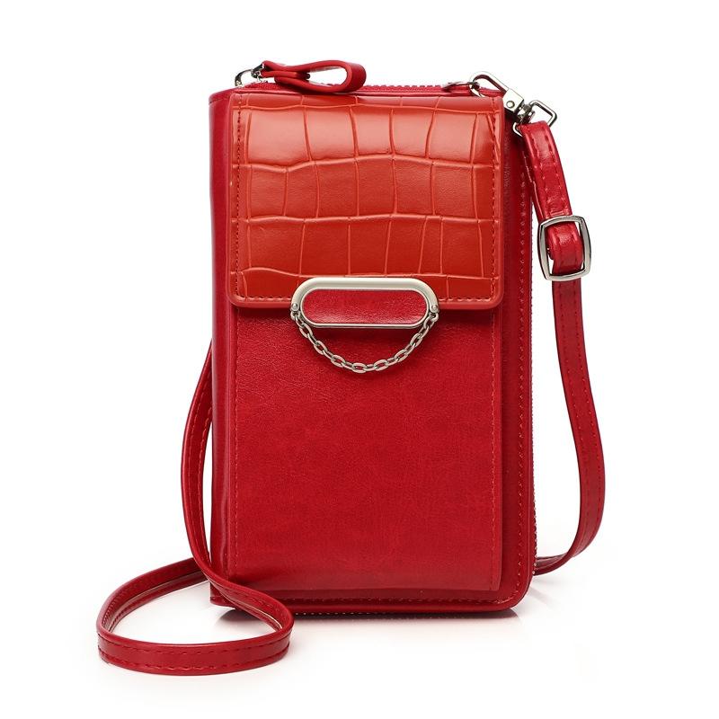 Versatile Women Crossbody Wallet For Phones - Red 10