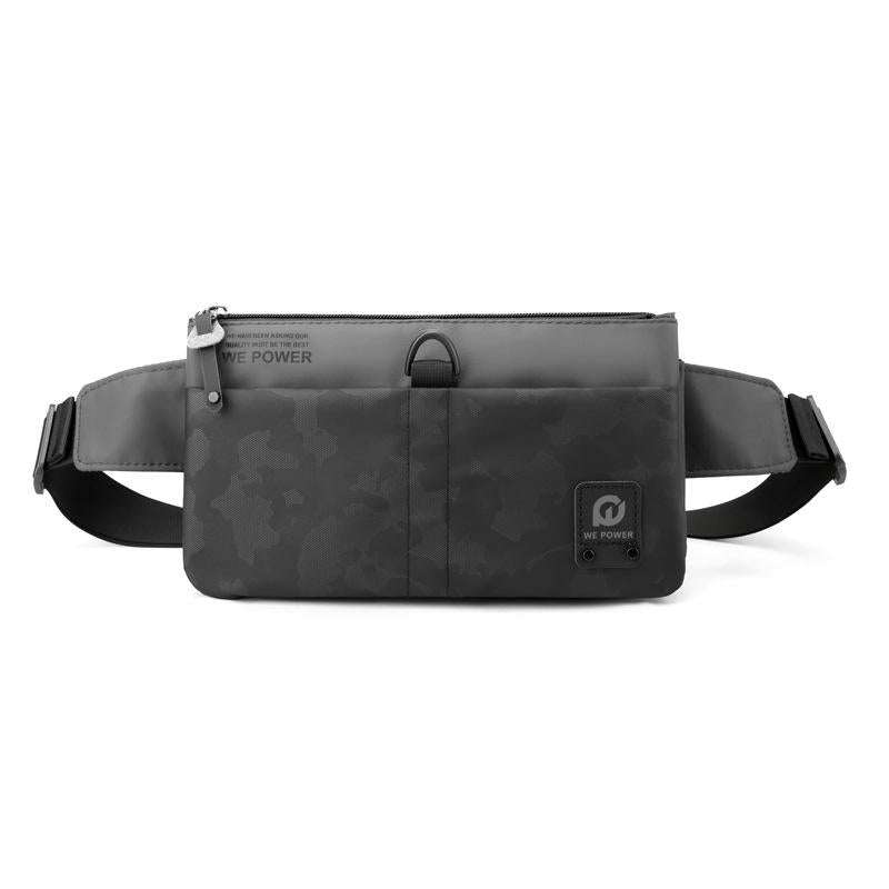 Waterproof Men Crossbody Chest Bag For Outdoor Adventures - Black 13