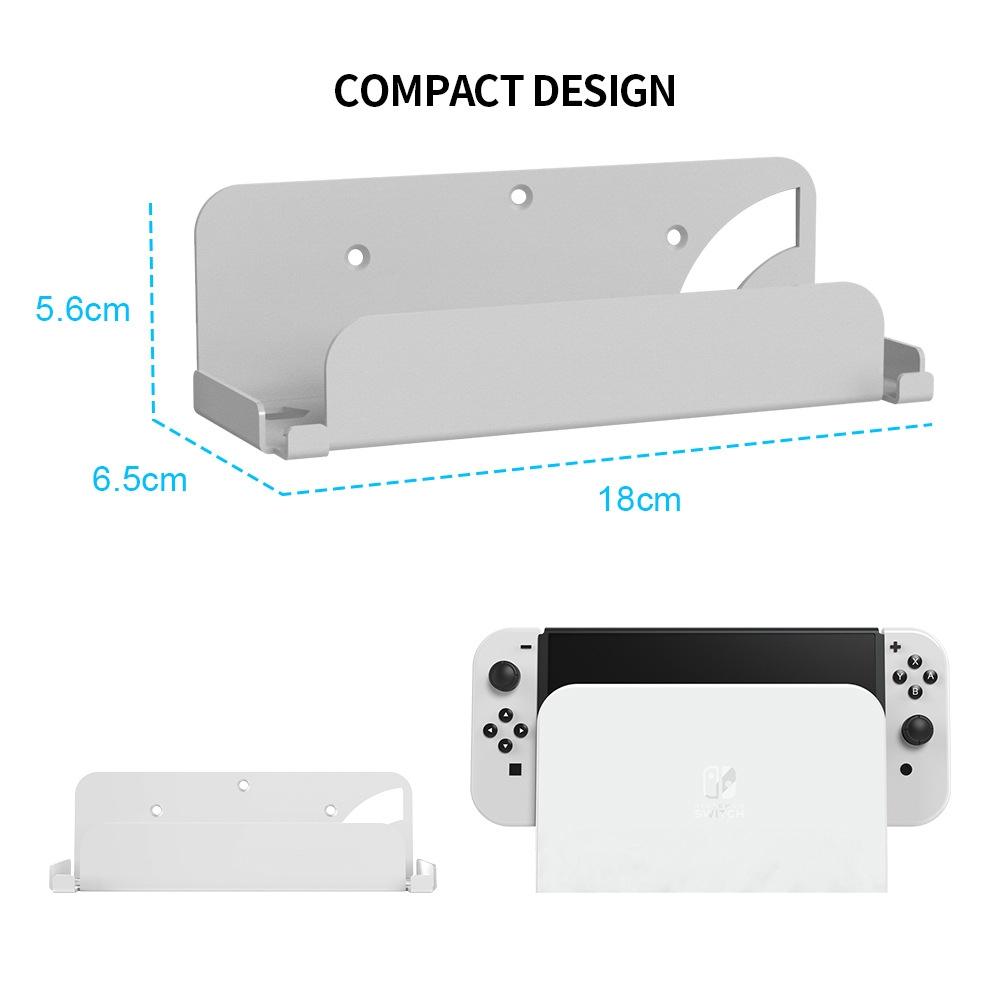 Oled Console Wall Mount - Compact Design - White 4