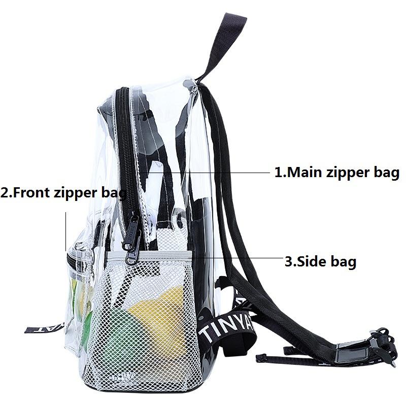 Women Waterproof Pvc Backpack - Green 5