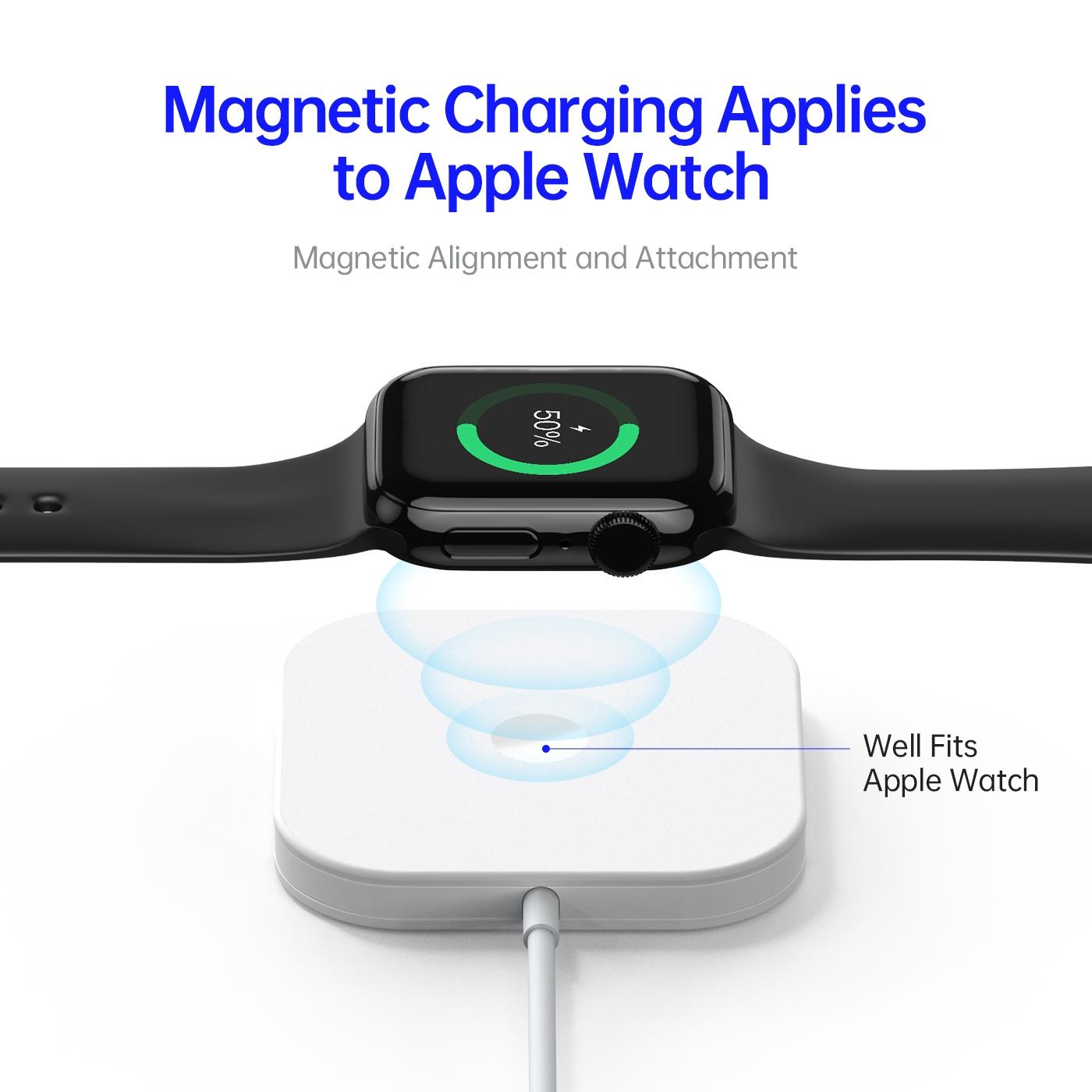 3 In 1 Magnetic Wireless Charger White 7