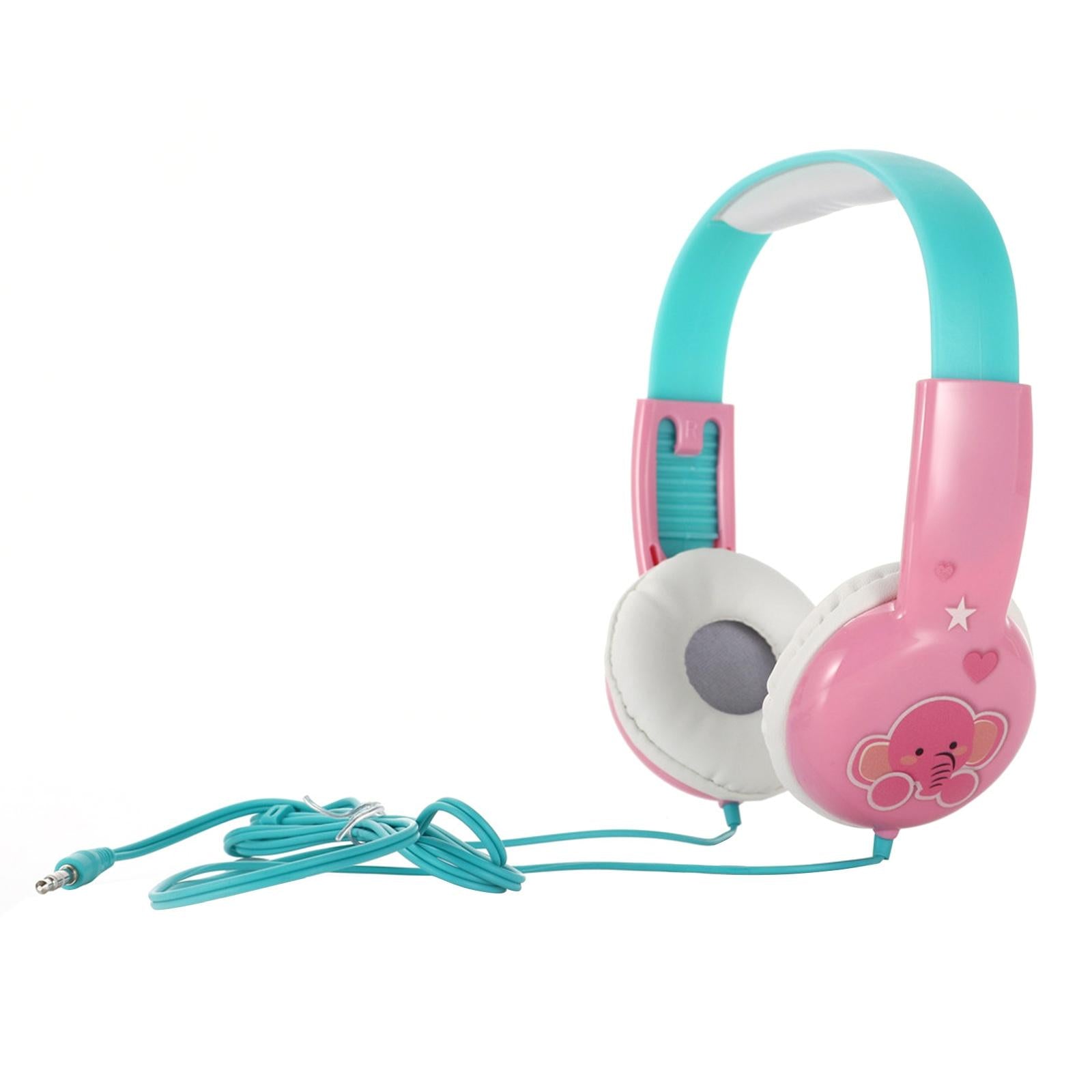 Portable Children'S Wired Headphones - Black Red 10