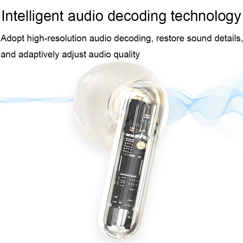 Wireless Bluetooth Earphone with Noise Reduction - Havit S3 Merle Lite - Gold White 6