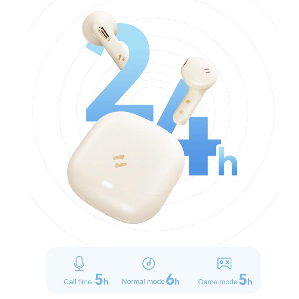 Wireless Bluetooth Earphone with Noise Reduction - Havit S3 Merle Lite - Gold White 9