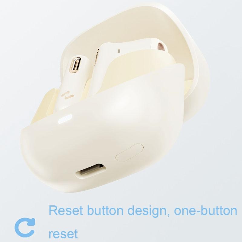 Wireless Bluetooth Earphone with Noise Reduction - Havit S3 Merle Lite - Gold White 10