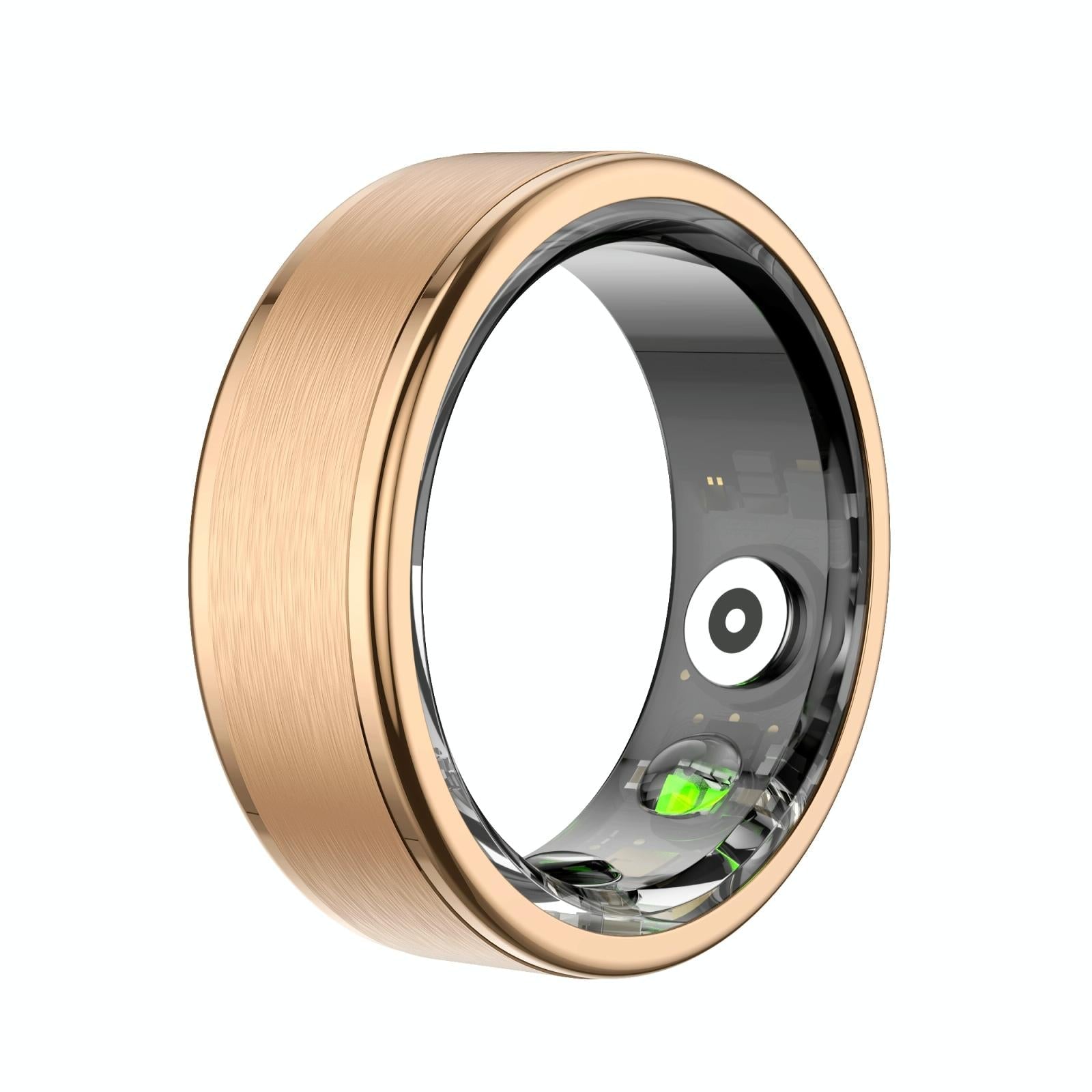 Smart Ring With Heart Rate Blood Oxygen Sleep & Sports Modes - Size 9 - Black 12